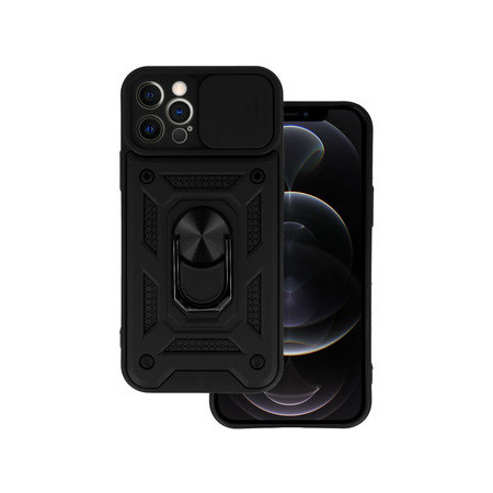 Slide Camera Armor Case for Iphone 12 Pro Max Black