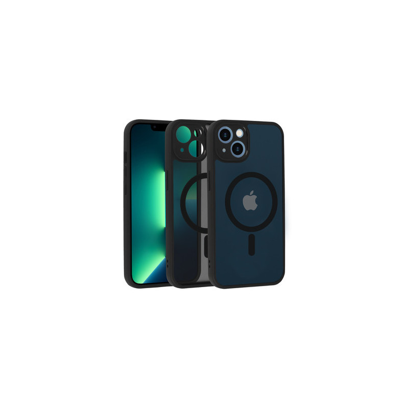 Full Matte Mag Cover for Iphone 13 black