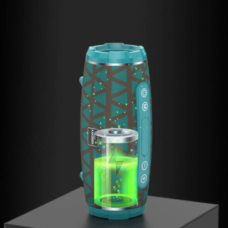 Bluetooth reproduktor 5.0 KAKU Sports Bluetooth Speaker (KSC-600) tyrkysovo zelená