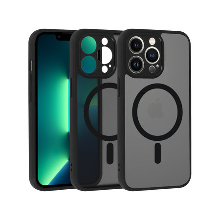 Full Matte Mag Cover for Iphone 13 Pro black