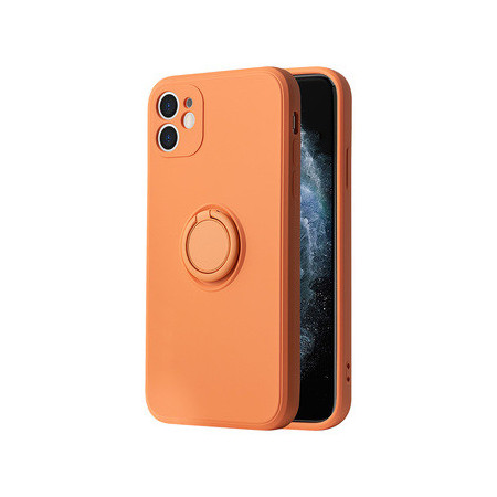 Vennus Silicone Ring for Iphone 13 Pro Orange
