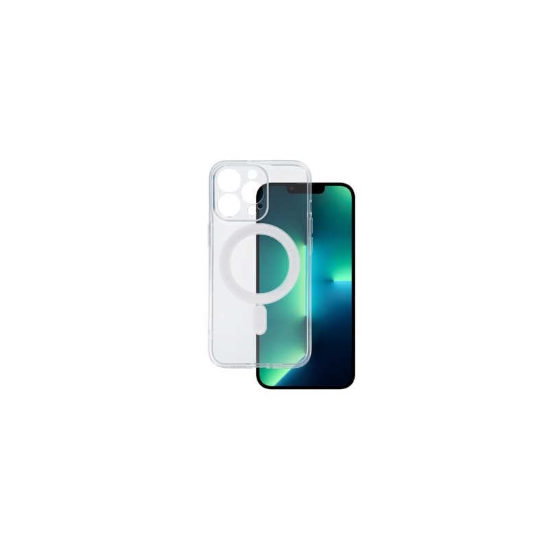 TEL PROTECT MagSilicone Case for Iphone 13 Pro Transparent