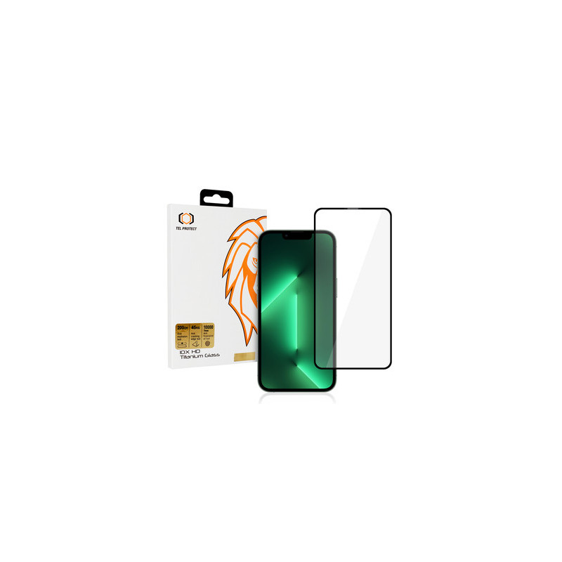 Tempered glass Tel Protect 10X HD Titanium for Iphone 13/13 Pro/16e