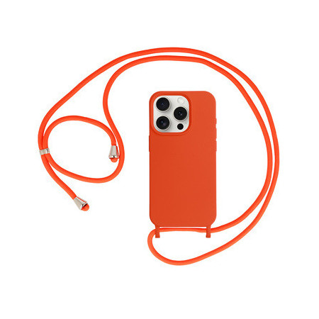 Strap Silicone Case for Iphone 13 Pro design 1 orange