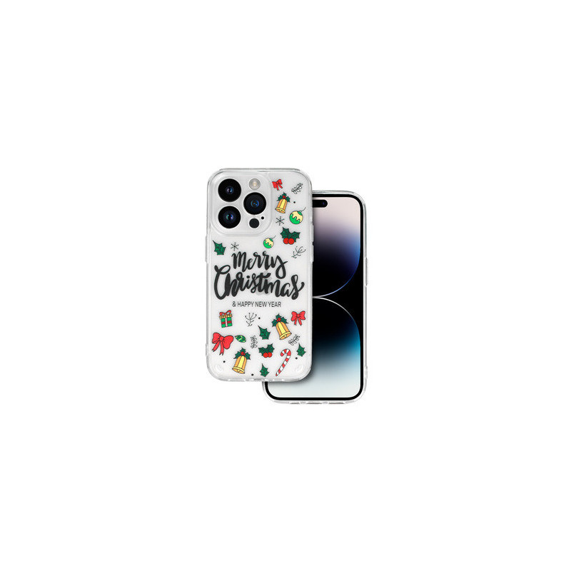 TEL PROTECT Christmas Case for Iphone 13 Pro Design 3 Clear