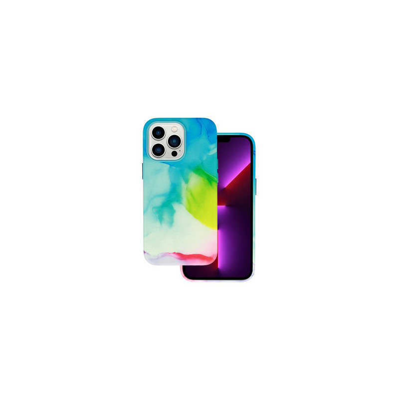 Leather Ink Case for Iphone 13 Pro design 2