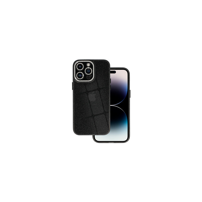 Liquid Glitter Camera Case for Iphone 13 Pro black