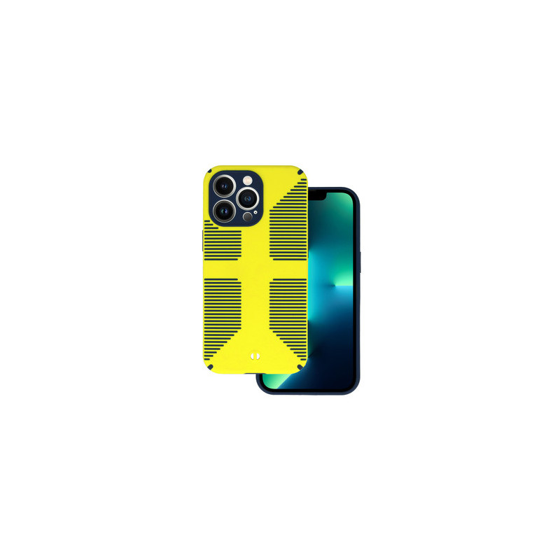 TEL PROTECT Grip Case for Iphone 13 Pro Max Yellow