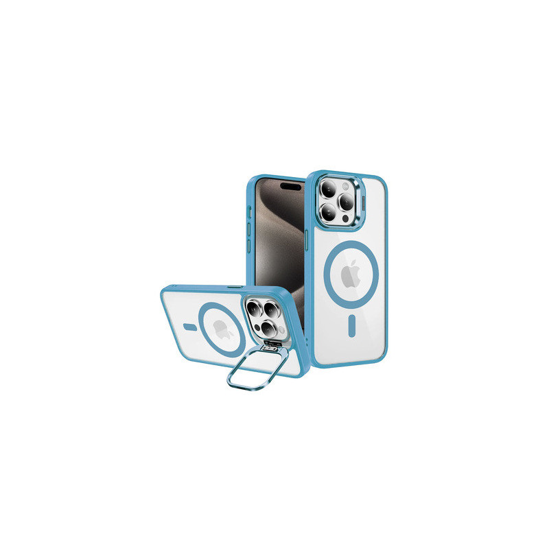 Tel Protect Kickstand Magsafe Case for Iphone 13 Pro Max blue