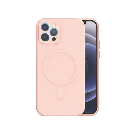 TEL PROTECT MagSilicone Case for Iphone 13 Pro Max Lightpink