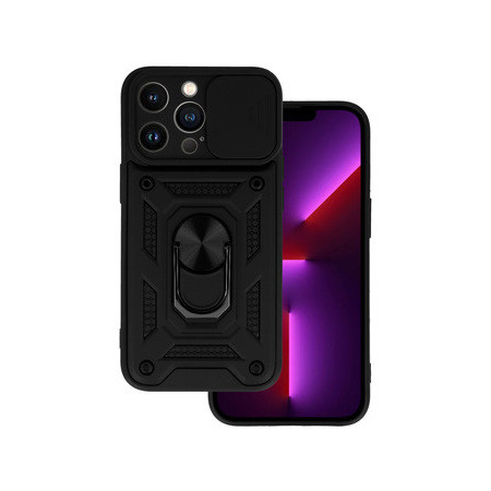 Slide Camera Armor Case for Iphone 13 Pro Max Black