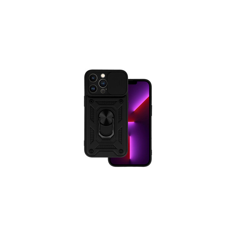 Slide Camera Armor Case for Iphone 13 Pro Max Black