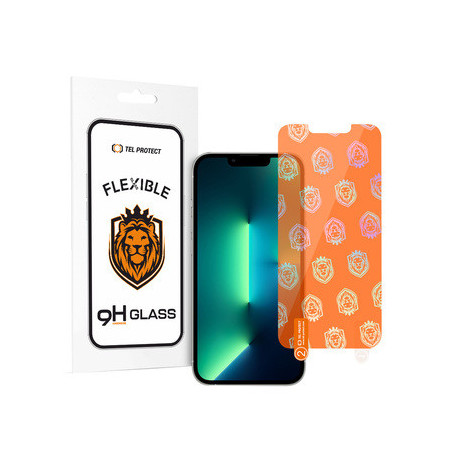 Tel Protect Best Flexible Hybrid Tempered Glass for IPHONE 13 PRO MAX/14 PLUS