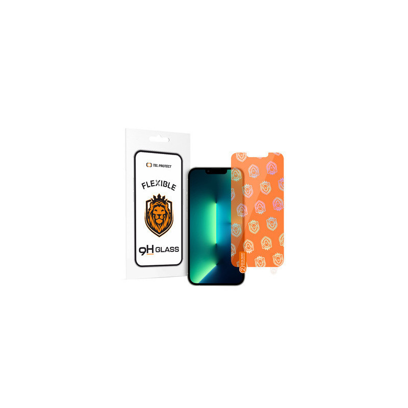 Tel Protect Best Flexible Hybrid Tempered Glass for IPHONE 13 PRO MAX/14 PLUS