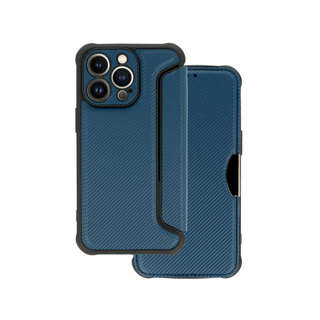 Razor Carbon Book Case for Iphone 13 Pro Max navy