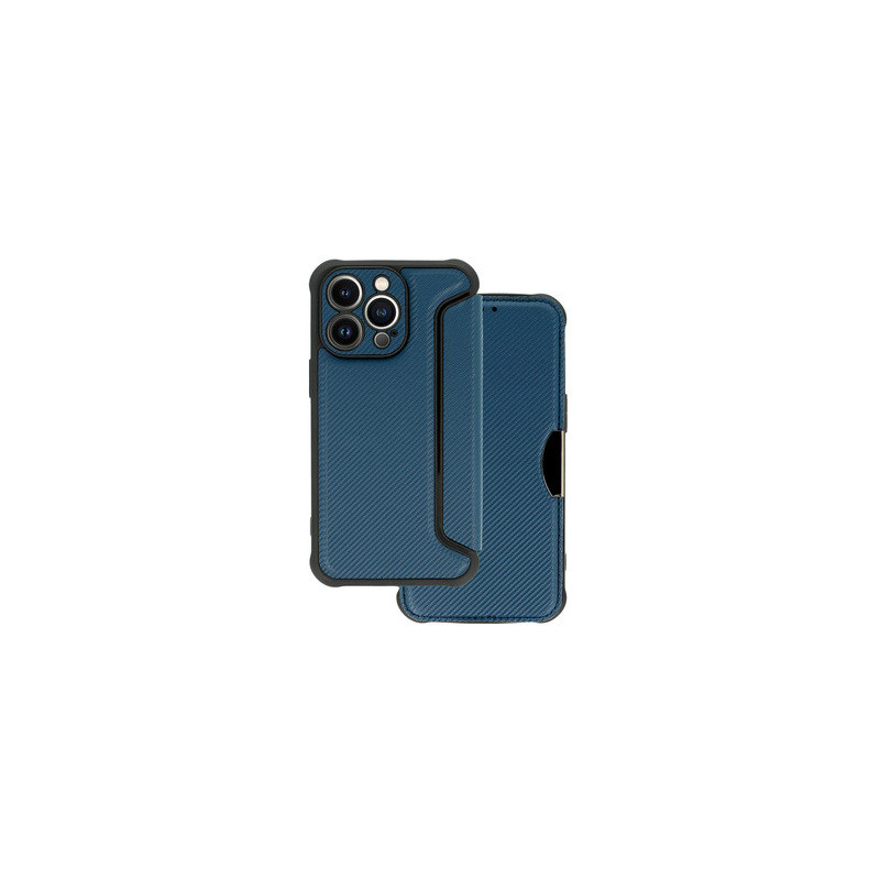 Razor Carbon Book Case for Iphone 13 Pro Max navy