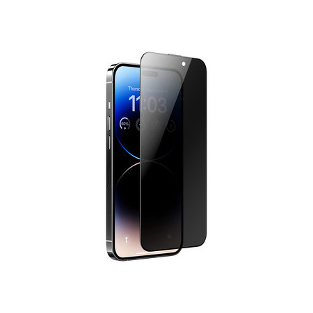 Benks Tempered glass Ultra Shield Privacy for Iphone 14 Pro Max/15 Plus/16 Plus black