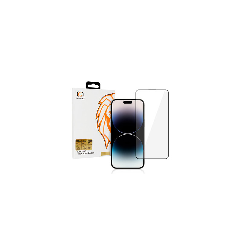 Tempered glass Tel Protect 10X HD Titanium for Iphone 14 Pro Max