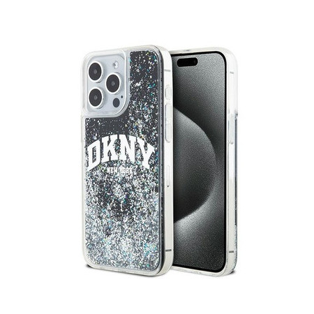 Original Case DKNY hardcase Liquid Glitter Big Logo DKHCP14XLBNAEK for Iphone 14 Pro Max black