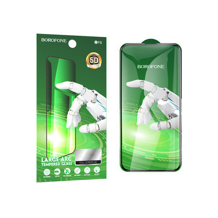 Borofone Tempered glass BF8 Diamond Armor Full Screen 5D Large Arc for Iphone 14 Pro - 10 pieces