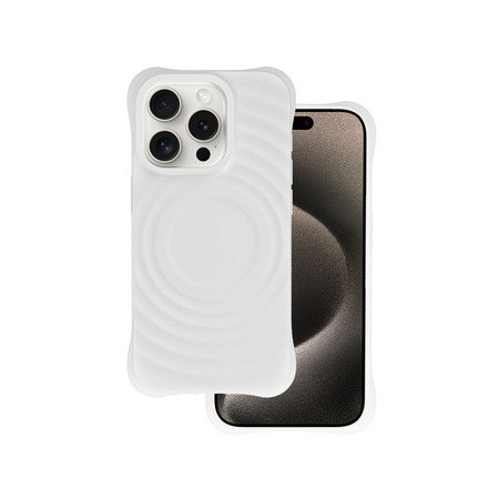 Tel Protect Wave Magsafe Case for Iphone 14 Pro white