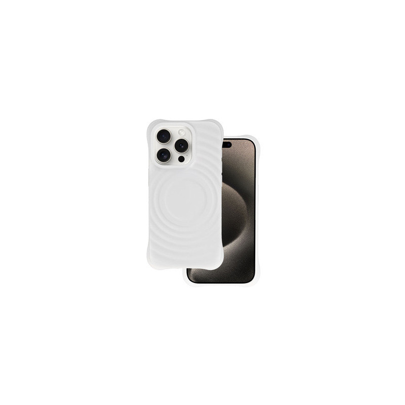 Tel Protect Wave Magsafe Case for Iphone 14 Pro white