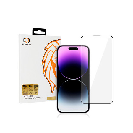 Tempered glass Tel Protect 10X HD Titanium for Iphone 14 Pro