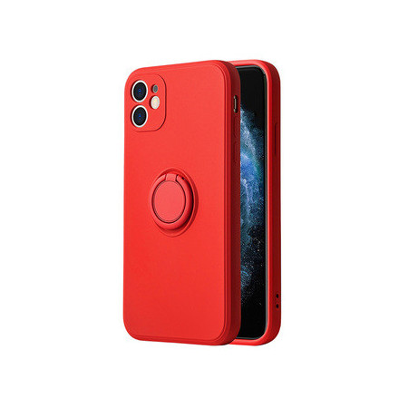 Vennus Silicone Ring for Iphone 14 Pro Red