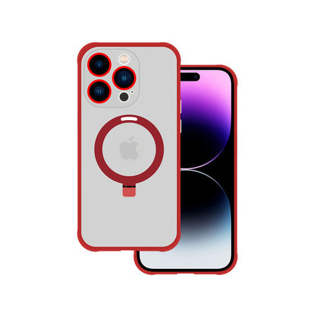Tel Protect Magical Magsafe Stand Case for Iphone 14 Pro red