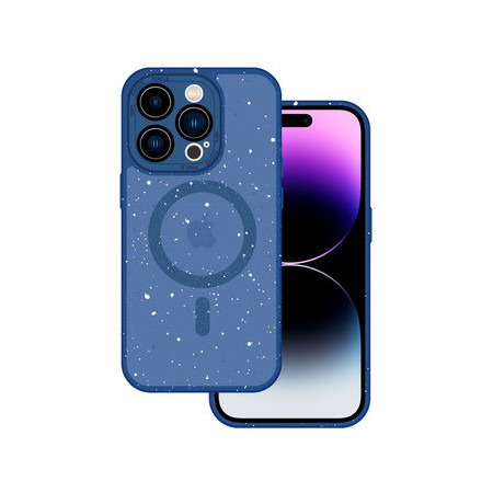 Tel Protect Magnetic Splash Frosted Case for Iphone 14 Pro Navy