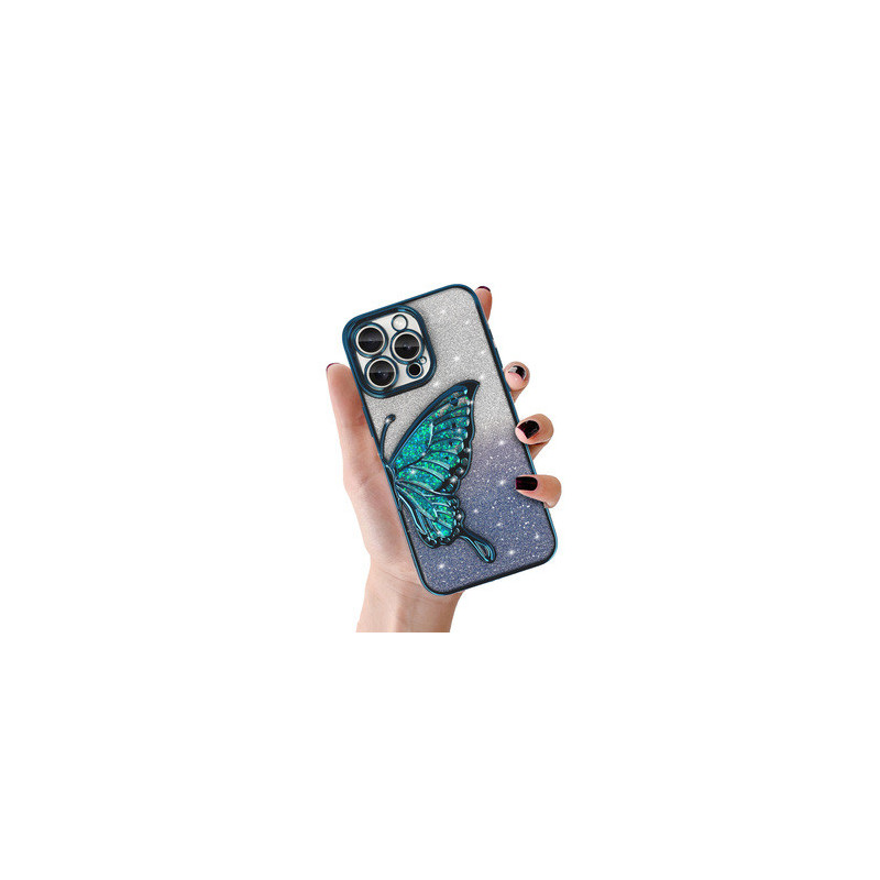 Tel Protect Butterfly Water Case for Iphone 14 Pro blue