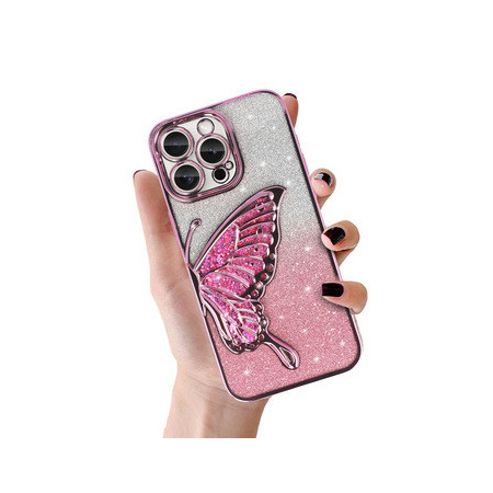 Tel Protect Butterfly Water Case for Iphone 14 Pro pink