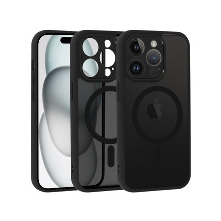 Full Matte Mag Cover for Iphone 14 Pro black