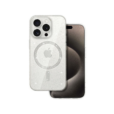 Glitter Magsafe Case for Iphone 14 Pro transparent