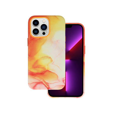 Leather Ink Case for Iphone 14 Pro design 3