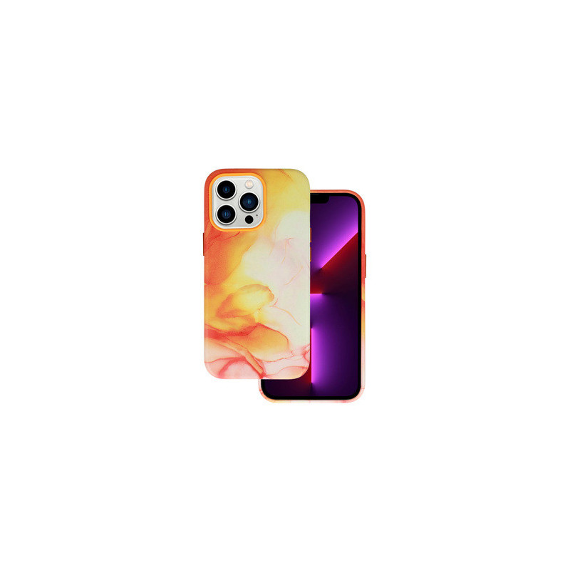 Leather Ink Case for Iphone 14 Pro design 3