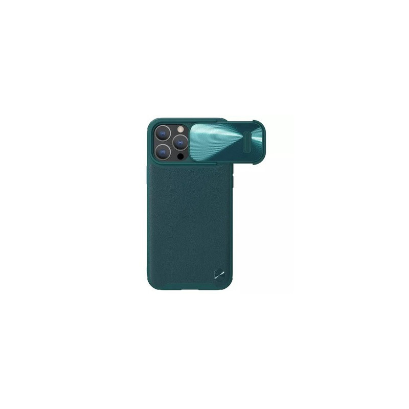 Nillkin CamShield S Leather Magnetic Case for Iphone 14 Pro green