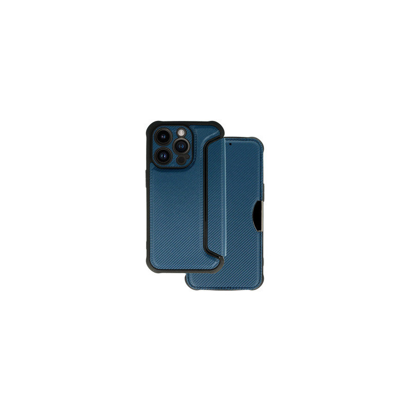 Razor Carbon Book Case for Iphone 14 Pro navy