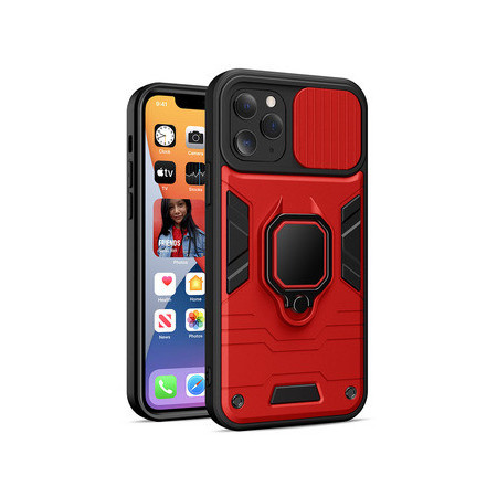 Ring Lens Case for Iphone 14 Pro Red