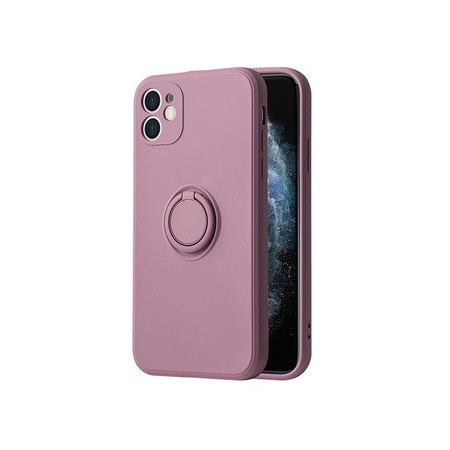 Vennus Silicone Ring for Iphone 14 Plus Purple