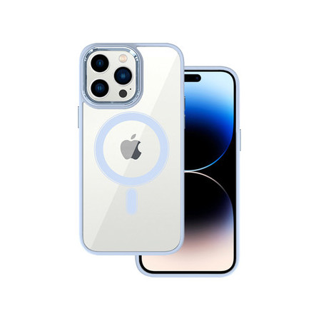 Tel Protect Magnetic Clear Case for Iphone 14 Light blue
