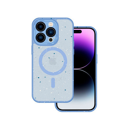 Tel Protect Magnetic Splash Frosted Case for Iphone 14 Light blue
